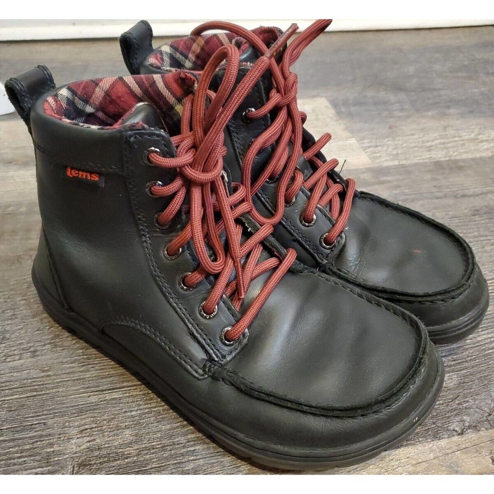Lems Raven Boulder Boot Shoes W US 7-7.5 Euro 38 Mens 6 Black minimalist